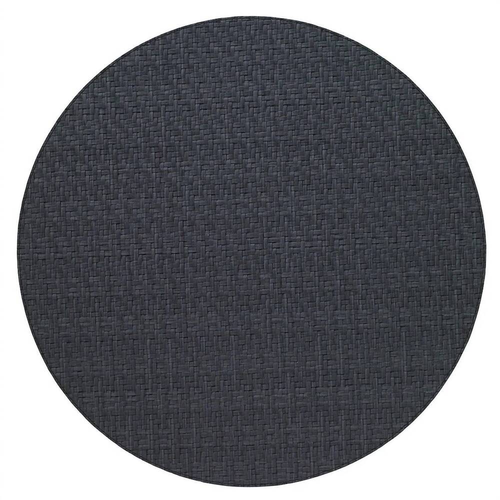 NEW BODRUM LINENS wicker place mats - set of 4 in black